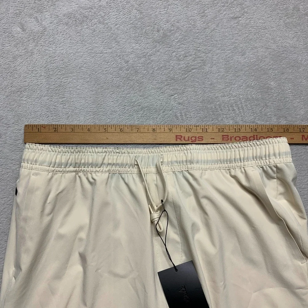 NWT Bad Birdie Active Athletic Golf Shorts Mens M Drawstring Sand Shell MSRP $74